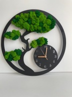 Zegar z chrobotkiem, prezent - 40cm