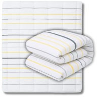 KOŁDRA PASKI 160x200 LATO LEKKA MIĘKKA PIKOWANA LETNIA CIENKA WZÓR PLED KOC