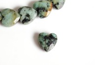 Naturalny TURKUS AFRYKAŃSKI SERCE Serduszko fasetowane