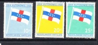 HOLENDERSKIE ANTYLE Mi 99-101 FLAGI seria z 1959