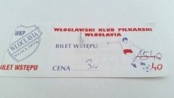 stary bilet WŁOCŁAVIA Włocławek (woj. kujaw.-pom.)