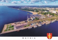 GDYNIA - SKWER KOŚCIUSZKI - Z LOTU PTAKA - HERB