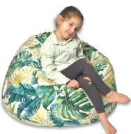 OSTATNIE SZTUKI WYPRZEDAŻ-PUFA PLUSZOWY FOTEL WOREK SAKO SIEDZISAKO