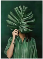 Plakat „Floral Muse” – Minimalistyczny Plakat Artystyczny