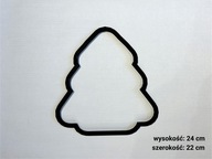 Forma do wykrawania choinka / Cuttery / Wykrojnik do gliny, ceramiki