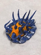 Ślimak morski pomarańczowy, ceramika, rzeźba