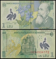 BNA - RUMUNIA 1 Lej Leu 2005 / 2005 052B # P117a # 1 emisja # POLIMER # VF+