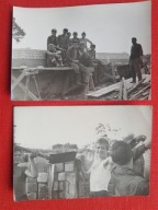 2 x PRL robotnicy budowa domu (1061c)