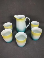 Tęczowy serwis do napojów Ćmielów