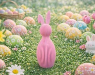 Zajączek Wielkanocny z Zagiętym Uchem | różne kolory | ŚREDNI 17 cm