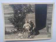 PRL mężczyzna dziecko wieś 1953 (1813b)