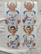 Zdjęcie 10x15 autograf Stal Mielec 2023/24 Wlazło Gettinger Strzałek Pingot