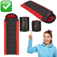 ŚPIWÓR TURYSTYCZNY CIEPŁY KOŁDRA 80 x 220 cm WYGODNY DZIECIĘCY | NILS CAMP