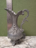 Stary piękny dzbanuszek z cyny