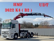 MERCEDES ACTROS 2548 * CIĄGNIK SIODŁOWY + HMF 3622 K4 ( B2 ) + PILOT * 6x2