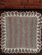 Koronkowa serwetka ręczna robota