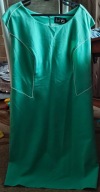 Prosta Zielona Sukienka