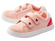 LUPILU różowe sneakersy na rzepy SPORTOWE skórzane do przedszkola 28 NOWE