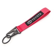 Brelok breloczek SMYCZ smyczka TOYOTA Haft czerwona