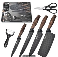 Zestaw Noży Kuchennych ze Stali Nierdzewnej Ostre Ostrza Szef Kuchni