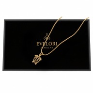 Złoty Naszyjnik Żółw Morski Unisex 45cm Stal Szlachetna