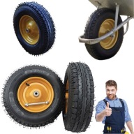 KOŁO DO TACZKI WÓZKA PEŁNE POMPOWANE MOCNE WYTRZYMAŁE PŁÓCIEN 8 PR 400 MM