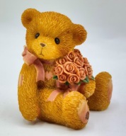 z kolekcji Cherished Teddies MISO z bukietem róż - figurka kolekcjonerska