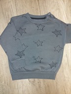 Szara bluza w gwiazdki Reserved rozm. 92 stan bdb
