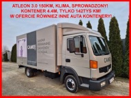 Nissan ATLEON 3.0 150KM Kontener 8 palet 4.4m, Wywrotka, Klima, Iveco, 143