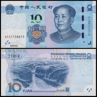 BNB - CHINY 10 Yuan 2019 DF41 158681 # UNC