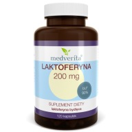 Laktoferyna FORTE 200mg bLF90% bydlęca 60 kapsułek