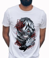 Koszulka męska bawełniana z nadrukiem anime TOKYO GHOUL