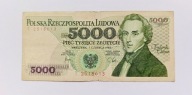 5000 ZŁOTYCH 1982 seria T 251...