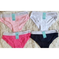 4x MAJTKI MAJTECZKI FIGI DAMSKIE 4-PAK CRAZY NAPIS wygodne dopasowane miłe