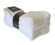 5x BAWEŁNIANE SKARPETY SKARPETKI BIAŁE FROTTE FROTA ROBOCZE 39-42 5 PAR