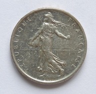 Francja 5 Franków 1960r. Typ Siewczyni Ag 13