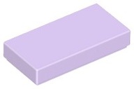 Lego 3069b 1x2 Płytka Tile Lavender 3szt