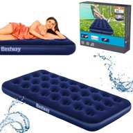 MATERAC PONTON DMUCHANY POMPOWANY ŁÓŻKO NA WODĘ NIEBIESKI BETWAY 188x99x22