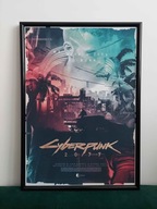 Cyberpunk 2077 - Plakat w Ramce A3| Gra RPG | Dekoracja | Wzory do wyboru