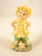 FIGURKA DZIEWCZYNKA Z KACZUSZKĄ 13 CM