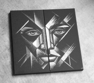 Oryginalny Obraz ręcznie grawerowany na blasze... Grawerka Staloryt