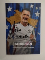 Zdjęcie 10x15 Legia autograf sezon 2025/26 Ermal Krasniqi