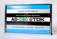 TDK AD 90 * C-90 * NOWA, bez FOLII, Stan B.DOBRY Vintage 1977r.* Najtaniej
