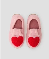 Kapcie Friboo różowe serca włókno Rozm. 27 + GRATIS