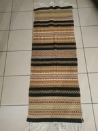 KILIM CHODNIK DYWANIK WEŁNIANY SKANDYNAWSKI 54/144 CM