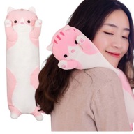 MASKOTKA PLUSZAK DUŻY PRZYJEMNY MISIAK XL 50CM DŁUGI KOTEK KOT