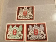 Danzig Gdańsk lwy i herb