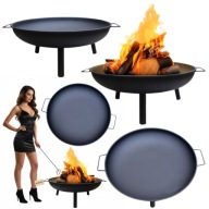 PALENISKO GRILL OGRODOWE DUŻE TRÓJNÓG STYLOWE SOLIDNE STALOWE