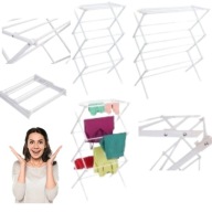 SUSZARKA NA PRANIE DO PRANIA NA BIELIZNĘ STOJĄCA SKŁADANA TELESKOPOWA MAŁA