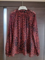 Brązowa bluzka w panterkę Orsay roz M stan idealny